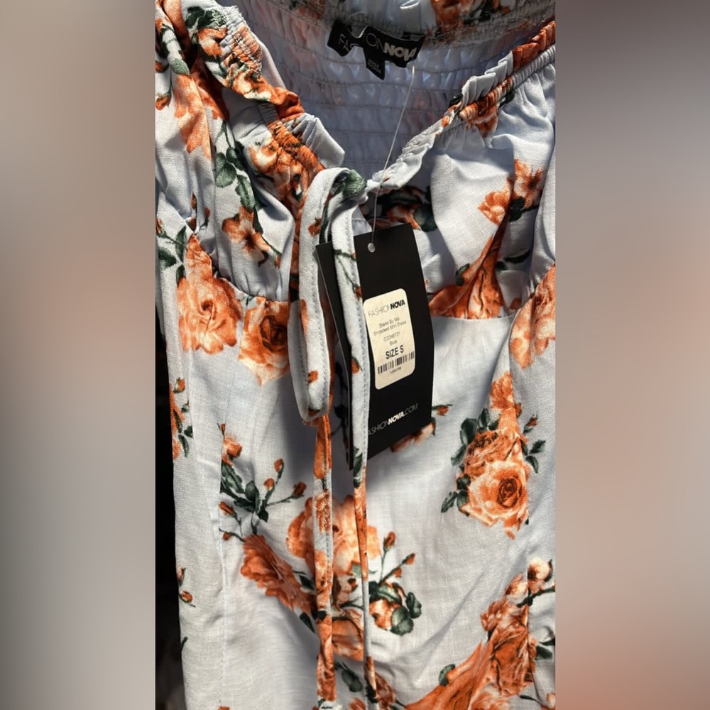 Fashion Nova stand by me smocked mini dress - Picture 5 of 5